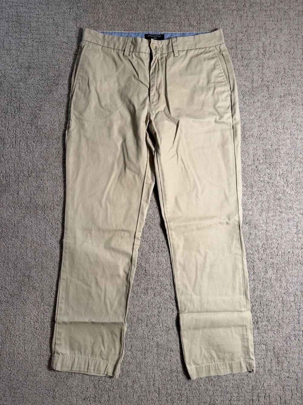 Banana Republic Men’s Emerson Straight Fit Chino Pants Khaki Beige 32x30